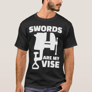 Camiseta Vintage Blacksmith Bladesmith Swords É Meu Vise