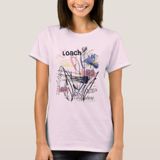 Camiseta Vintage Bloom Jardim Floral Abstrato Caos Selvagem