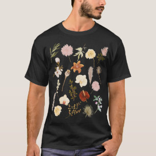 Camiseta Vintage Boho Botânico Flores Florais Boh
