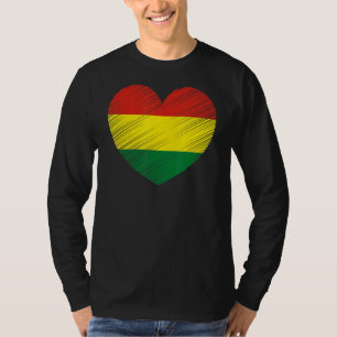 Camiseta Vintage Bolivia Flag Pride Bolívia apoia Bolívi