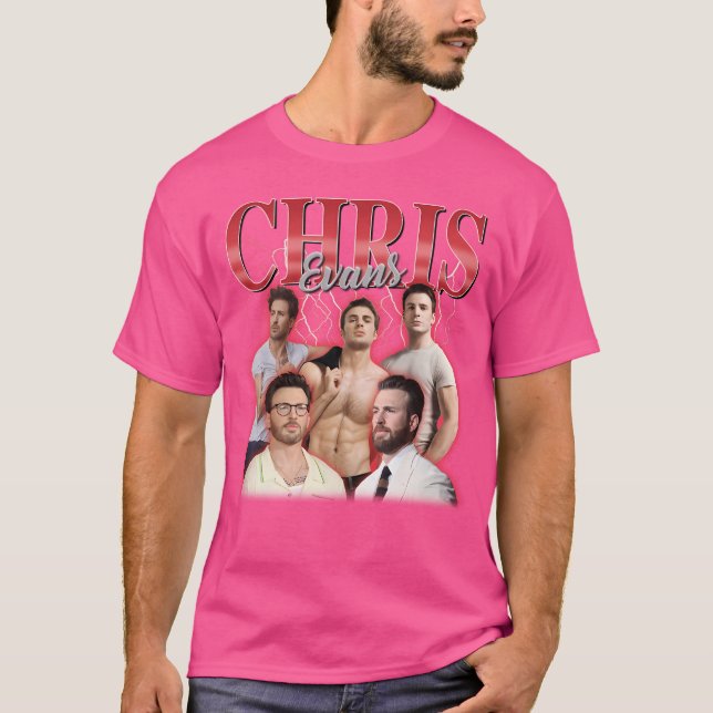 Camiseta Vintage Bootleg Chris Evans 90S Retro (Frente)