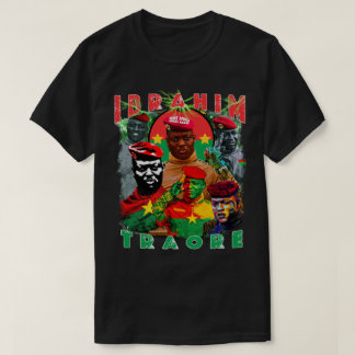 Camiseta Vintage Bootleg Ibrahim Traore Pan-Africa