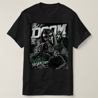 Camiseta Vintage Bootleg Rap MF DOOM Villain Never