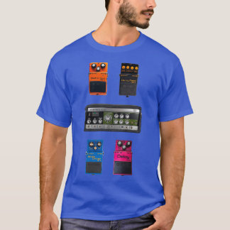Camiseta Vintage Boss Guitar Pedals Set