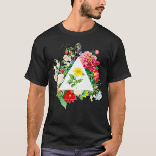 Camiseta Vintage Botânica Linda Potência Floral Flor Pr