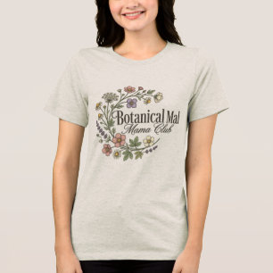 Camiseta Vintage Botanical Mama Club