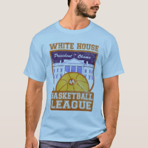 Camiseta Vintage branco da liga de basquetebol da casa -