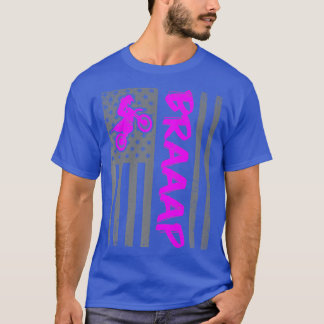 Camiseta Vintage Brap USA Flag Girls Motocross Dirt