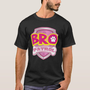Camiseta Vintage Bro Patrol Design Arts Cães Engraçados P