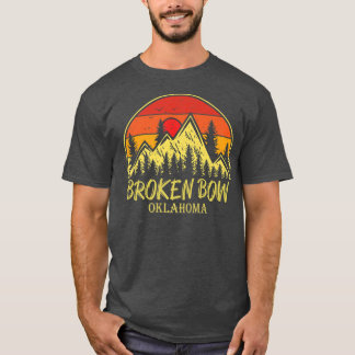 Camiseta Vintage Broken Bow Oklahoma OK Mountains Hiking So