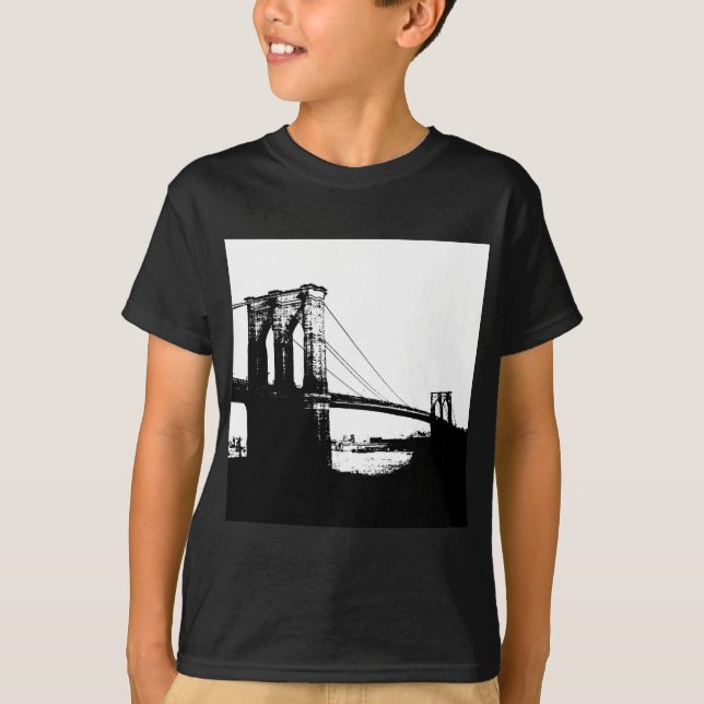 Camiseta Vintage Brooklyn Bridge (Frente)