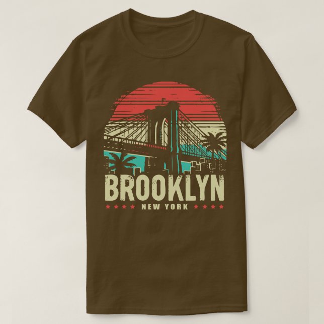 Camiseta Vintage Brooklyn Nova York (Frente do Design)
