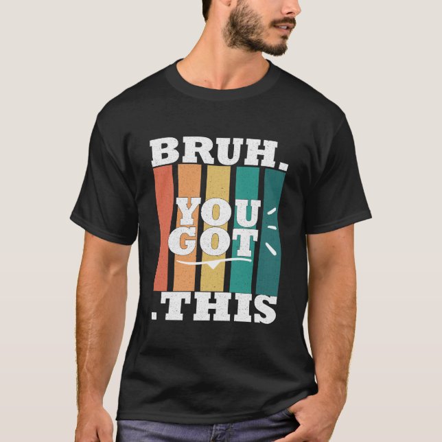 Camiseta Vintage Bruh. Você Tem Este Negro (Frente)