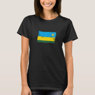 Camiseta Vintage Brussel Estilo Ruanda Sinalizador