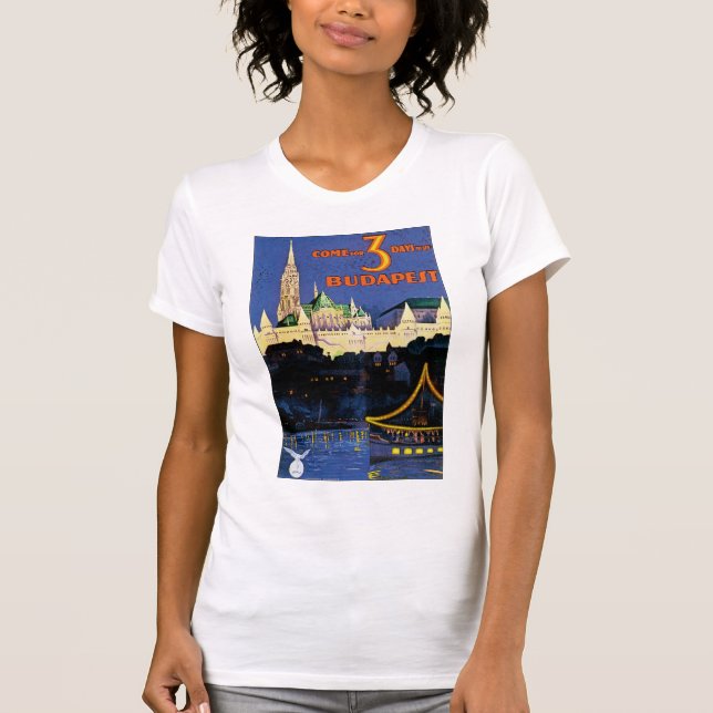 Camiseta Vintage Budapest (Frente)