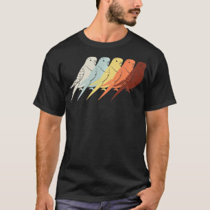 Camiseta Vintage Budget Budgerigar Bird Parakeet Pet