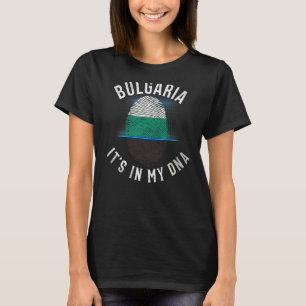 Camiseta Vintage Bulgária Flag Está No Meu Dna Búlgaro