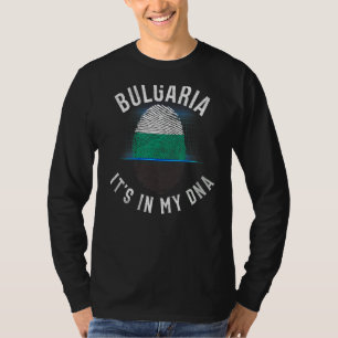 Camiseta Vintage Bulgária Flag Está No Meu Dna Búlgaro