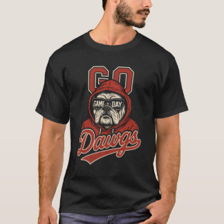 Camiseta Vintage Bulldog Athletics Cool Game Day