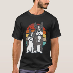 Camiseta Vintage Bulldog Pet Casal Cute Doodle Coupl