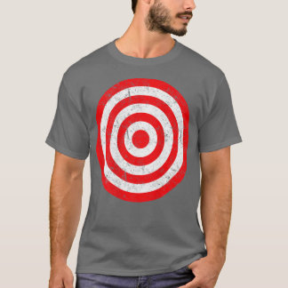 Camiseta Vintage Bullseye Target Bulls Brincadeira Ocular P