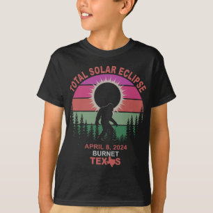 Camiseta Vintage Burnet Texas Total Solar Eclipse 2024