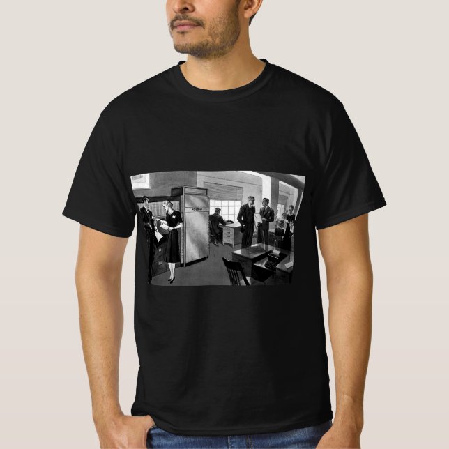 Camiseta Vintage Business, Escritório Executivo de Negócios (Frente)