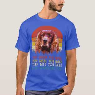 Camiseta Vintage cada lanche que você faz cada refeição que
