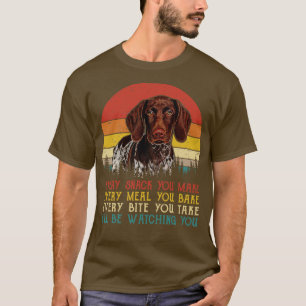 Camiseta Vintage cada lanche que você faz todas as refeiçõe