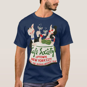 Camiseta Vintage Cafe Society Defunct Nova Iorque Nightcl