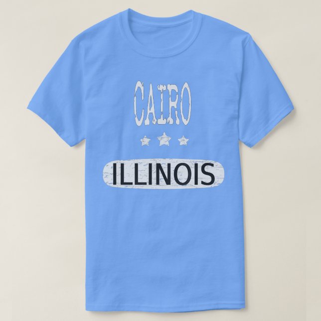 Camiseta Vintage Cairo Illinois (Frente do Design)