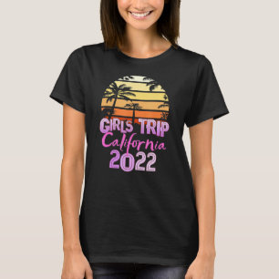 Camiseta Vintage California All Girls Trip 2022 Primavera B