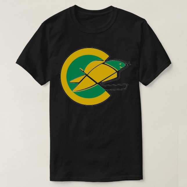 Camiseta Vintage California Hockey Retro Ouros Seals (Frente do Design)