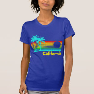 Camiseta vintage Califórnia retro dos anos 80