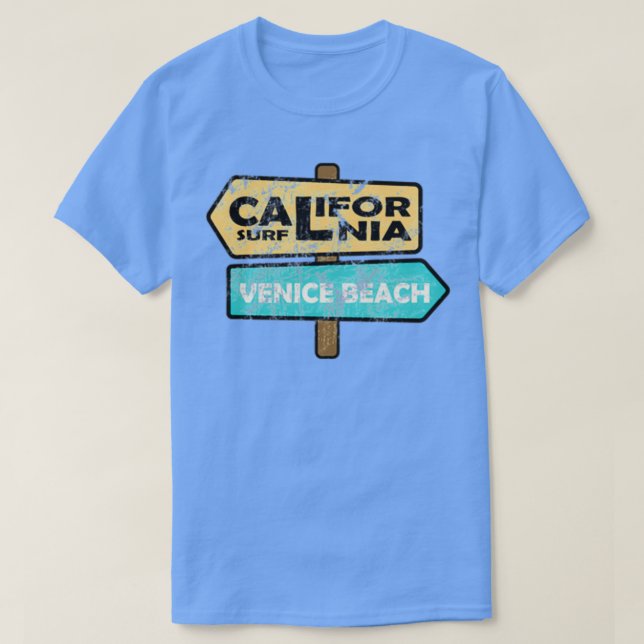 Camiseta Vintage California - Sinal Sticker (Frente do Design)