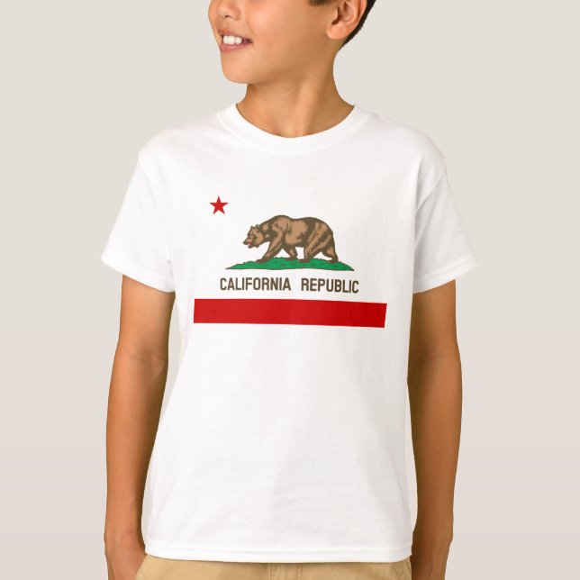 Camiseta Vintage California State Flag (Frente)