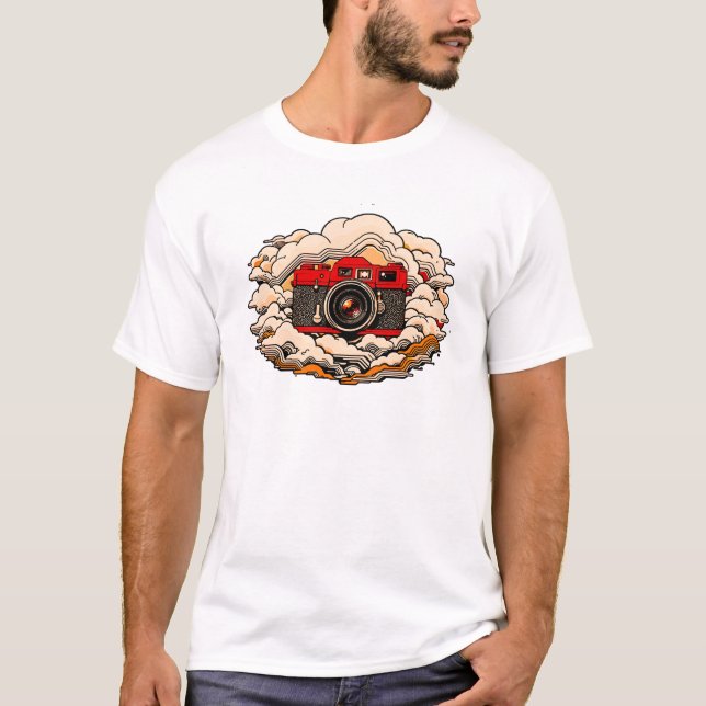Camiseta Vintage Camera Dream Cloud Photographics Gaze (Frente)