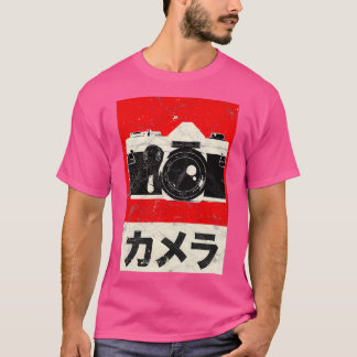 Camiseta Vintage - Câmera Slr Analógica Japonesa