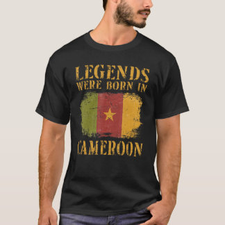 Camiseta Vintage Cameroonian Flag Camarões