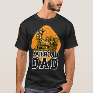 Camiseta Vintage Caminho-de-Ferro modelo de comboio Locomot