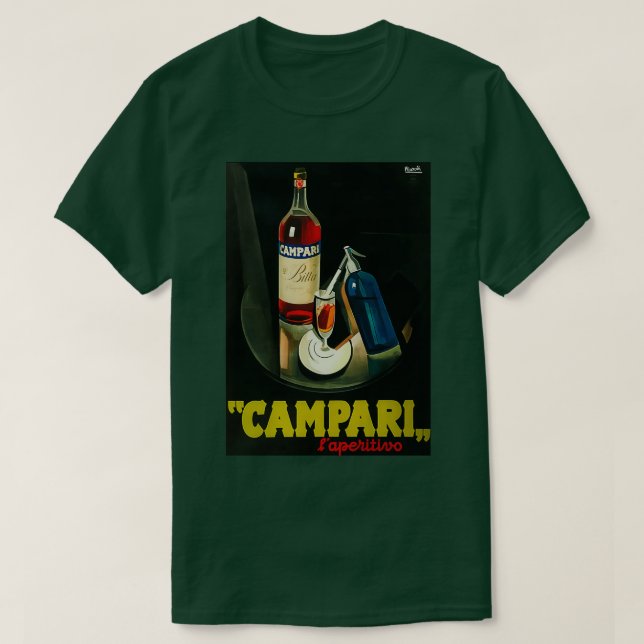Camiseta Vintage Campari (Frente do Design)