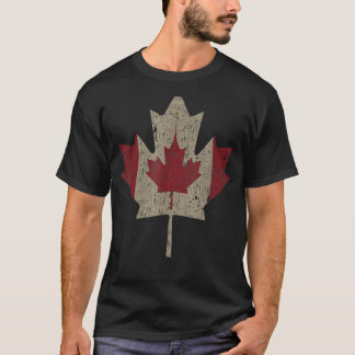 Camiseta Vintage Canada Flag Maple Leaf Canadian Pride