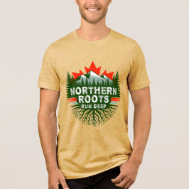 Camiseta Vintage Canadá Northern Roots Run Deep