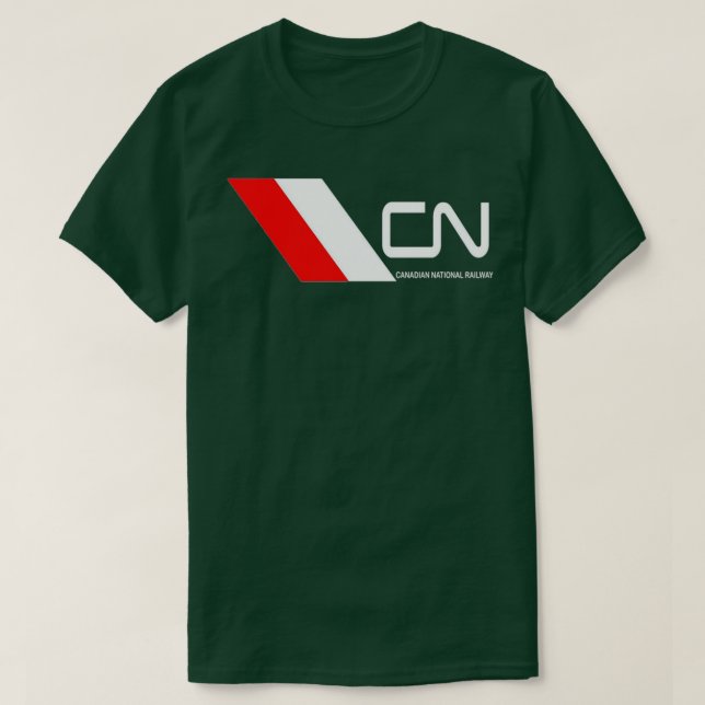 Camiseta Vintage Canadian National Railways 2 (Frente do Design)