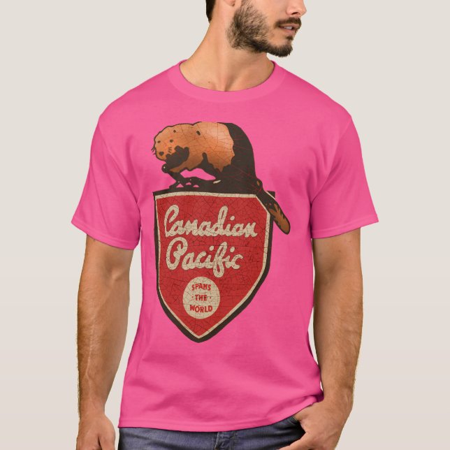Camiseta Vintage Canadian Railroad (Frente)