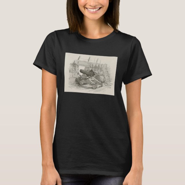 Camiseta Vintage Canon ship Maritime NMaritime (Frente)