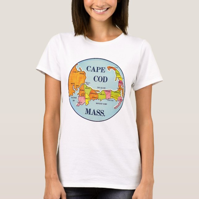 Camiseta Vintage Cape Cod (Frente)