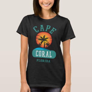 Camiseta Vintage Cape Coral Flórida Beaches Novelty Art Pal