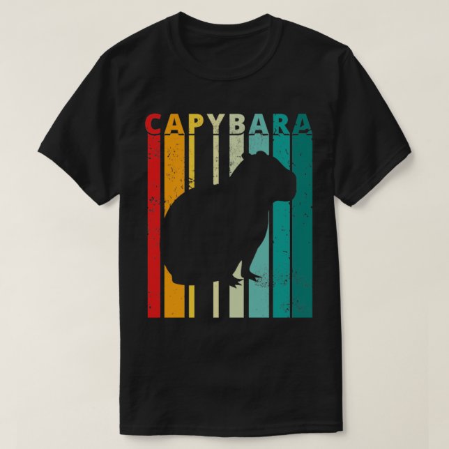 Camiseta Vintage Capybara Lover 1 (Frente do Design)