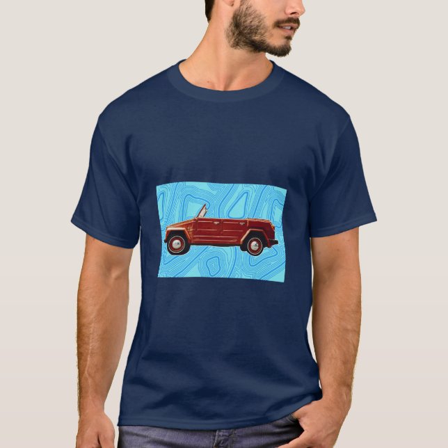 Camiseta Vintage car (Frente)